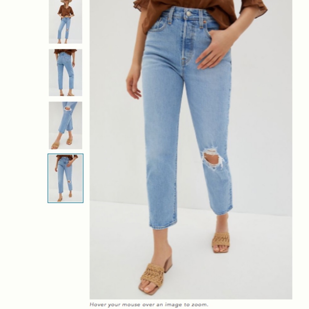 Levi's Wedgie High-Rise Straight Jeans - Picture 2 of 11